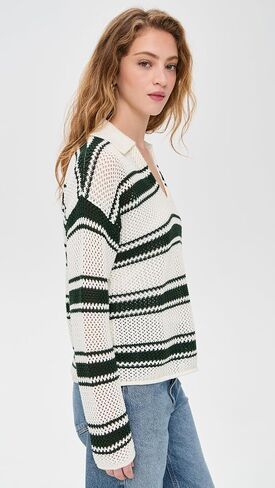 Madewell Women's Open-Stitch Johnny Collar Sweater in Saudi Arabia