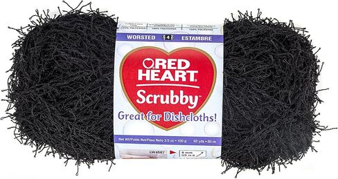 RED HEART E833.0979 Scrubby Yarn, Jolly in Saudi Arabia