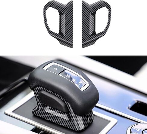 Gear Shift Lever Knob Shifter Head Cover Trim for Mitsubishi New Outlander 2022 2023 Interior Center Consoles Decoration Car Accessories ABS Black in Saudi Arabia