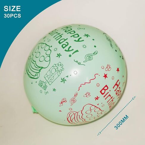 52 PCS بالونات عيد ميلاد وردية مع نمط عيد ميلاد البالونات عيد ميلاد الأطفال زخرفة مناسبة لحفلة عيد ميلاد الفتيات ، استحمام الطفل in Kuwait