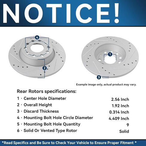 Detroit Axle-مجموعة الفرامل لعام 2017-2019 VW Golf Alltrack ، 2015-2017 GTI ، دوارات فرامل القرص الأمامية والخلفية المحفورة والخلفية بديلة فرامل السيراميك البديلة: 12.28 'بوصة دوار أمامي بوصة in Saudi Arabia