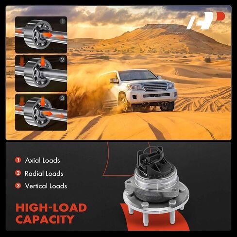 A-Premium 2 × محمل العجلات الأمامية أو الخلفية وتجميع المحور مع ABS و 6-LUG متوافق مع VPG MV-1 2011-2012 in Saudi Arabia