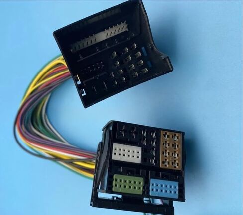 CAR POWER CAD CONDACTONCERT 52 PIN مع 8x0 035 444 /3B7 035 447 خط كامل - (اسم اللون: 1 PCS MALE) in Kuwait