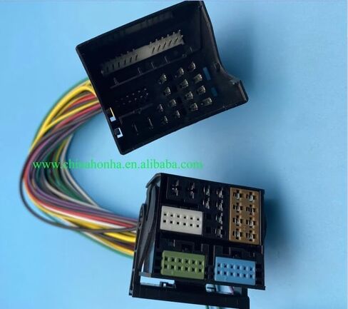CAR POWER CAD CONDACTONCERT 52 PIN مع 8x0 035 444 /3B7 035 447 خط كامل - (اسم اللون: 1 PCS MALE) in Kuwait