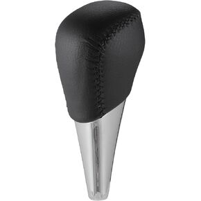 Automatic Gear Shifter Knob for Toyota Camry 2007-2014 Plastic Faux Leather Automotive Gearbox Stick Shifter Lever Knob Black with Black Stitches in Saudi Arabia