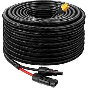 Solar to Xt60 Cable 10AWG موصل الطاقة الشمسية 20ft إلى كابل محول XT60 للوحة الشمسية للبطارية RV Protable محطة الطاقة الشمسية - 20 قدم in Kuwait