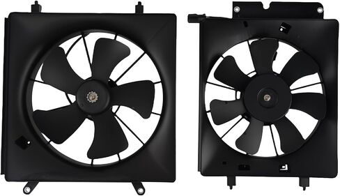 maXpeedingrods Engine Radiator Cooling Fan Assembly for Honda CR-V 2002-2006 Element 2003-2006 620232 in Kuwait