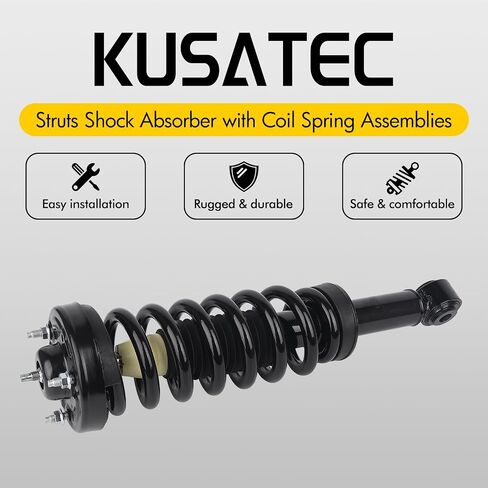 زوج Kusatec Front Complete Struts Struck Absorber For for Ford F-150 2009 2010 2011 2012 2013 ، 171141x2 Struts اليسار/اليمين مع مجموعات الربيع لفائف in Saudi Arabia