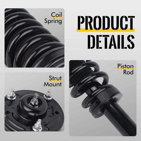 زوج Kusatec Front Complete Struts Struck Absorber For for Ford F-150 2009 2010 2011 2012 2013 ، 171141x2 Struts اليسار/اليمين مع مجموعات الربيع لفائف in Saudi Arabia