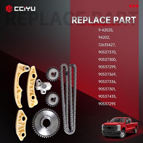 CCIYU Timing Chain Kit fits for 2005-2010 for Chevrolet Cobalt;2007-2008 for Chevrolet HHR;2004-2008 for Chevrolet Malibu OE# 9-4202S in Saudi Arabia