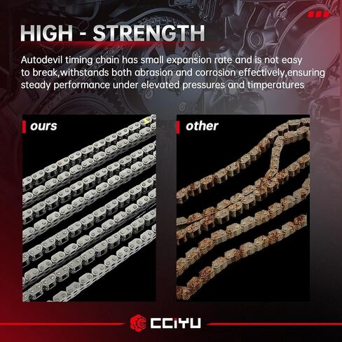 CCIYU Timing Chain Kit fits for 2005-2010 for Chevrolet Cobalt;2007-2008 for Chevrolet HHR;2004-2008 for Chevrolet Malibu OE# 9-4202S in Saudi Arabia
