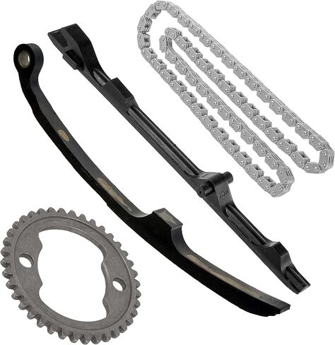 Caltric Cam Timing Chain with Guide Sprocket Compatible with Honda Sportrax 400 TRX400EX 2x4 1999 2000 2001 2002 2003 2004 2005 2006 2007 2008 in Saudi Arabia