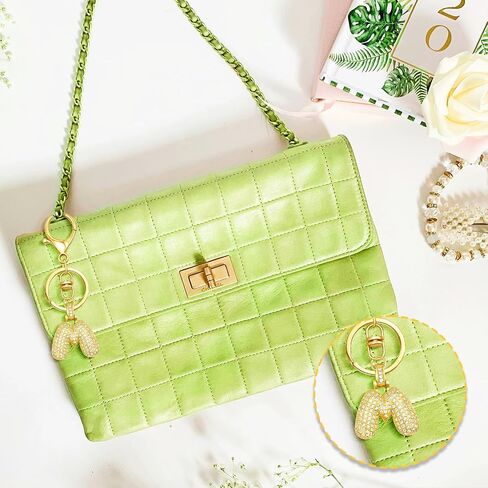 Initial Keychain for Women Men Small Alphabet A-Z Keychain Charms for Keys Purse Backpacks in Saudi Arabia