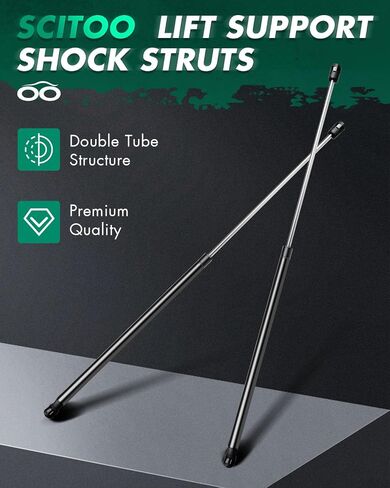 SCITOO 6477 27.56" Lift Supports Fit for Lexus ES350 2007-2014 Front Left and Right Hood Shock Struts 2pcs in Saudi Arabia