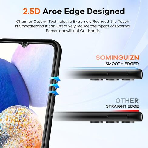 4+4 حزمة شاشة واقي وعدسة الهاتف واقي الكاميرا Forsamsung Galaxy A35 5G ، واقي الهاتف الخليوي الزجاجي 9H ، حالة كاميرا هاتف مضاد للأصبع in Kuwait