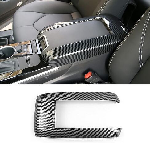 ملحقات السيارات تناسب Toyota Highlander L Le Xle Xse Edition Limited Platinum Hybrid 2020-2025 Center Console Costen Cover Cover Cover (Most Wood Style) ABS 1 PCS in Saudi Arabia