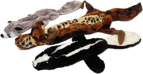 Jalousie Extra-Large Dog Squeaky Toy Interactive Rope Plush Toy for Small Medium Large Breeds Durable Dog Chew Toy (Fox2) in Kuwait