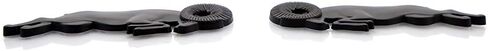 2Pc 3D Car Emblem for Leaping Ram Body Fender Emblem Premium Car Nameplates for Ram 1500 (Black) in Saudi Arabia
