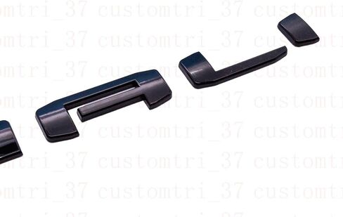 4PCS KIT 2019 2020 2021 Sierra Denali Letters Emblems Gloss Black 1500 HD 2500 HD 3500 HD AT4 PARGE BASTION OF SIERA DENALI in Saudi Arabia