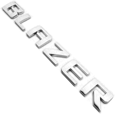 1pcs 19-23 blazer reftgate emblem relectplate presplate parge 3d parge for blazer (redline) in Saudi Arabia