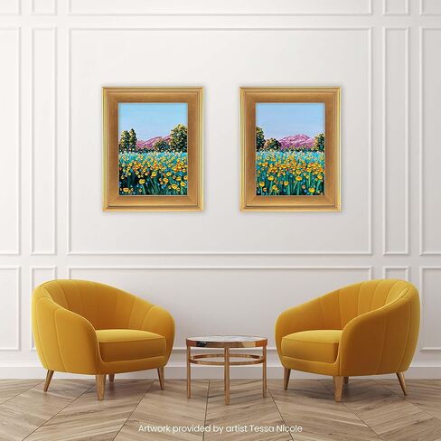 إطارات كارديالي بلين Aire الذهبية لفن قماش - 16x20-3 "الواسع مع حافة مرتفعة عمق راببيت - إطار خالدة للقماش - مصنوع في الولايات المتحدة الأمريكية in Saudi Arabia