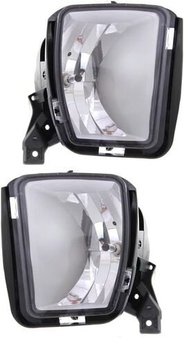 For Ram 1500 Classic 2019 2020 2021 2022 Fog Light Assembly Driver Side | Front | CAPA Certified | Clear Lens | Chrome Housing | Replacement For CH2592147, CH2592147C | 116-03371, 68104821AF in Saudi Arabia