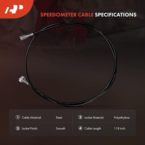 A-Premium 80 in Speedometer Cable Compatible with GMC C1500 Suburban, C2500 Suburban, C3500, Jimmy, K15, K1500 Suburban, K2500 Suburban, K3500, R1500, R2500 Suburban, R3500, S15, S15 Jimmy in Saudi Arabia
