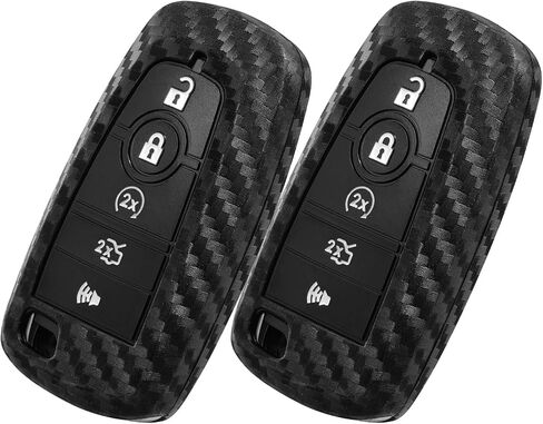 2 PCS مفتاح Cover Cover Case متوافق مع Ford Forg in Kuwait