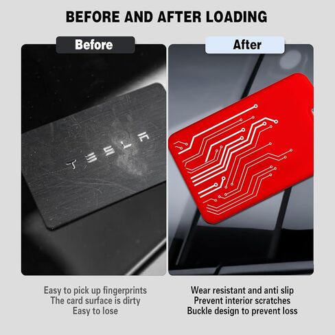 حامل بطاقة المفتاح متوافق مع Tesla ، حالة حامل البطاقة الرئيسية لبطاقات Tesla Model 3 Y S X Cybertrunk in Kuwait