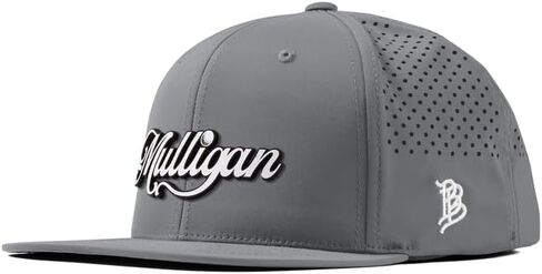 Branded Bills Mulligan Script PVC Flat Performance, Lightweight, Comfortable Baseball Cap in Saudi Arabia