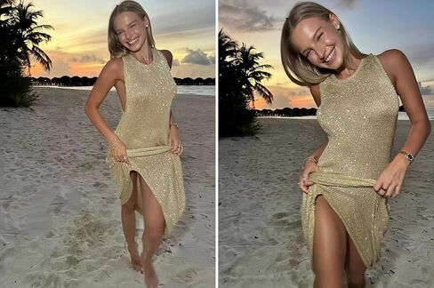 BOLLEY JOSS Women Glitter Crochet Knit Midi Dress Open Back Long Dress Beach Cover Up Sexy Shiny Sequin Backless Sundresses in Saudi Arabia
