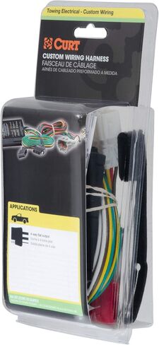 CURT 56346 Vehicle-Side Custom 4-Pin Trailer Wiring Harness, Fits Select Hyundai Santa Fe in Saudi Arabia