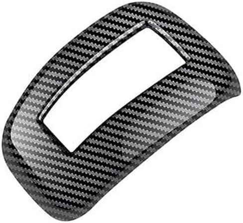 غطاء مقبض المعدات Car Cover Cover Automatic Transmission Trim for Mitsubishi Outlander 2023 2024 2025 Accesories ، ABS Carbon Carbon Pattern (Black) in Kuwait