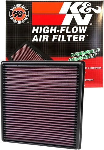 K&N High-Flow Original Lifetime Engine Air Filter: Increase Power: Premium, Washable: Compatible with 2011-2015 Chrysler/Dodge/Fiat: 200, Avenger, JCUV, Journey, Freemont, 33-2470 in Saudi Arabia