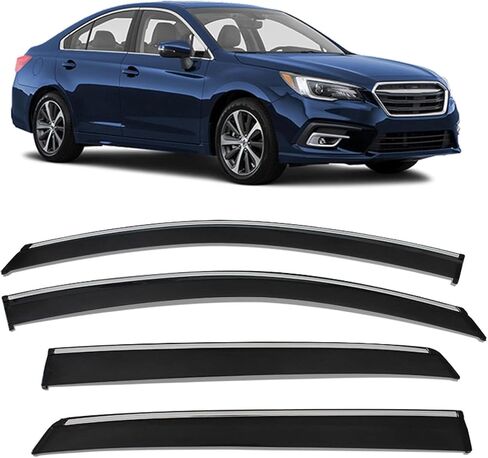 حراس المطر الواقيين نافذة نافذة على سوبارو ليجاسي سيدان 2015-2020 ، Sunprooffibrooffibrack Window Window Deflector ، Out Channel Window Deplectors in Saudi Arabia