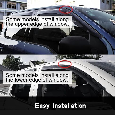 حراس المطر الواقيين نافذة نافذة على سوبارو ليجاسي سيدان 2015-2020 ، Sunprooffibrooffibrack Window Window Deflector ، Out Channel Window Deplectors in Saudi Arabia