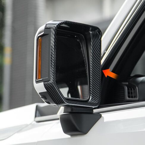 Mirror Rain Brow لعام 2024 2025 Toyota Land Cruiser 250 & 1958 Prado LC250 SHIELD SPECIRAL RAYPER SHIELD TERFORM TERMORTION SUBSION SUPSORIES (MODERS CORBON in Kuwait