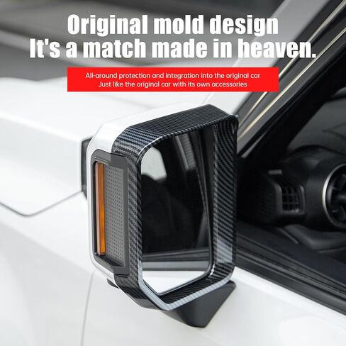 Mirror Rain Brow لعام 2024 2025 Toyota Land Cruiser 250 & 1958 Prado LC250 SHIELD SPECIRAL RAYPER SHIELD TERFORM TERMORTION SUBSION SUPSORIES (MODERS CORBON in Kuwait