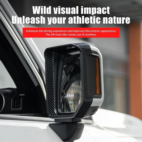 Mirror Rain Brow لعام 2024 2025 Toyota Land Cruiser 250 & 1958 Prado LC250 SHIELD SPECIRAL RAYPER SHIELD TERFORM TERMORTION SUBSION SUPSORIES (MODERS CORBON in Kuwait