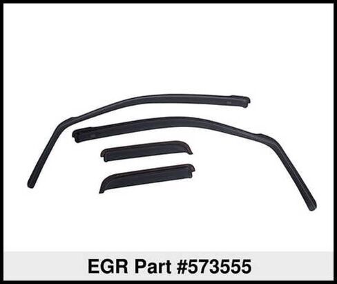 EGR 573555 Window Visors Full Set Truck Accessory With Smooth Matte Finish, Compatible For Select 2019 to 2022 Ford Ranger Models in Kuwait