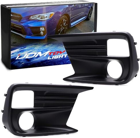 iJDMTOY One Pair LH RH OEM-Spec Fog Lamp Bezel Covers Compatible with 2018-2021 Subaru WRX Replace or Upgrade Fogs in Saudi Arabia
