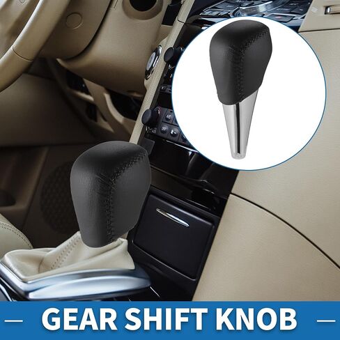 مقبض SHIFTER التلقائي التلقائي لتويوتا كامري 2007-2014 البلاستيك فو ، علبة التروس من الجلد البلاستيكي. in Saudi Arabia
