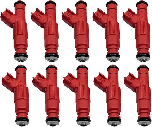 مجموعة حقن الوقود 0280155917 10pcs تناسب Ford F250 F350 F450 F550 6.8L V10 in Saudi Arabia