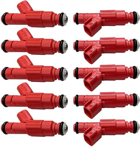 مجموعة حقن الوقود 0280155917 10pcs تناسب Ford F250 F350 F450 F550 6.8L V10 in Saudi Arabia