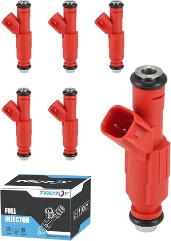 FJ462 Fuel Injectors 6PCS For Jeep Grand Cherokee/Wrangler 99-04,Liberty,For Dodge Dakota/Ram 1500 Van,For Ford Escape Mustang Windstar,For Mercury Mariner 3.0L 3.7L 3.8L 3.9L 4.0L,0280156161 in Saudi Arabia