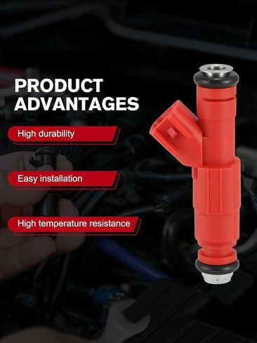 FJ462 Fuel Injectors 6PCS For Jeep Grand Cherokee/Wrangler 99-04,Liberty,For Dodge Dakota/Ram 1500 Van,For Ford Escape Mustang Windstar,For Mercury Mariner 3.0L 3.7L 3.8L 3.9L 4.0L,0280156161 in Saudi Arabia
