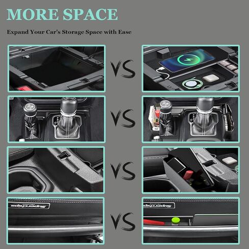 3 Pieces Center Console Organizer Tray Set Compatible With Jeep W-rangler JL JLU 2018-2023 and wih Gladiator JT 2020 - 2023 Accessories Gear Shift Side Tray Organizer,Hanging Armrest Storage Box in Saudi Arabia