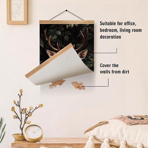 ZTGDA Book Dragon Wall Art,Dark Academia Vintage Poster, Gothic Canvas Print for Book Lovers, Fantasy Wall Decor for Bedroom, Library or Office, Mysterious Bookworm Gift(dragon) in Saudi Arabia