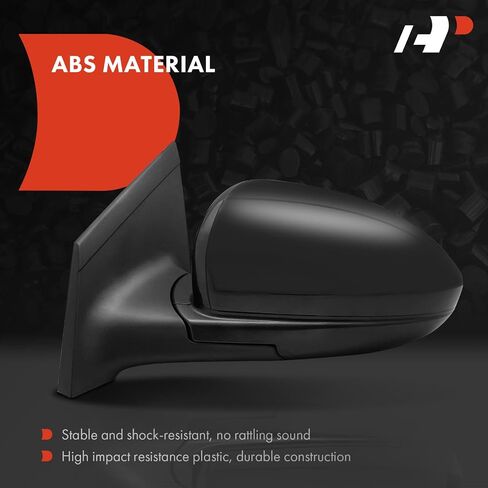 A-Premium Driver Side Power Door Mirror - Compatible with Chevrolet Cruze 2011-2015, Cruze Limited 2016 - Non-Heated Manual Folding Black Outside Rear View Mirror - Replace# 19258657 in Saudi Arabia