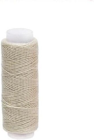 3 Rolls Cotton Sewing Thread Hair Weaving Thread Making Wig Hair Extension Hair Salon Weft Thread Black Brown Beige Thread with 3 Curved Needles (Silver Grey) in Saudi Arabia
